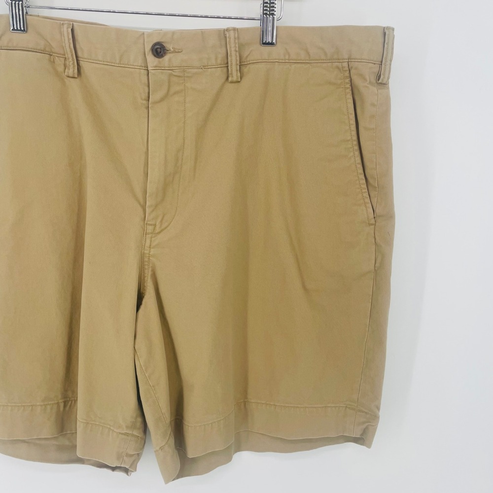 Polo Ralph Lauren Men's Stretch Straight Fit Chino Shorts Khaki Size 42 - Picture 2 of 8